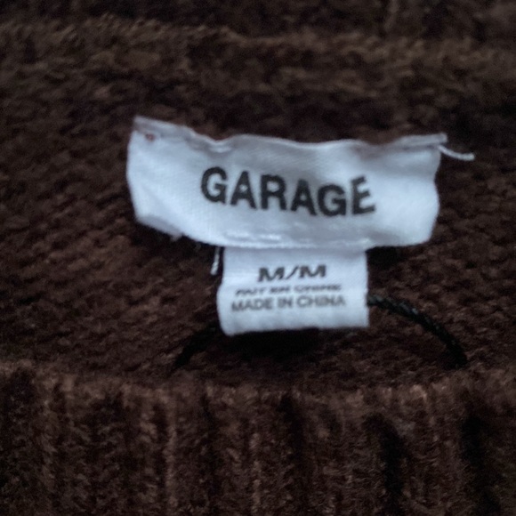 Garage Cropped Knit Sweater - Picture 2 of 4